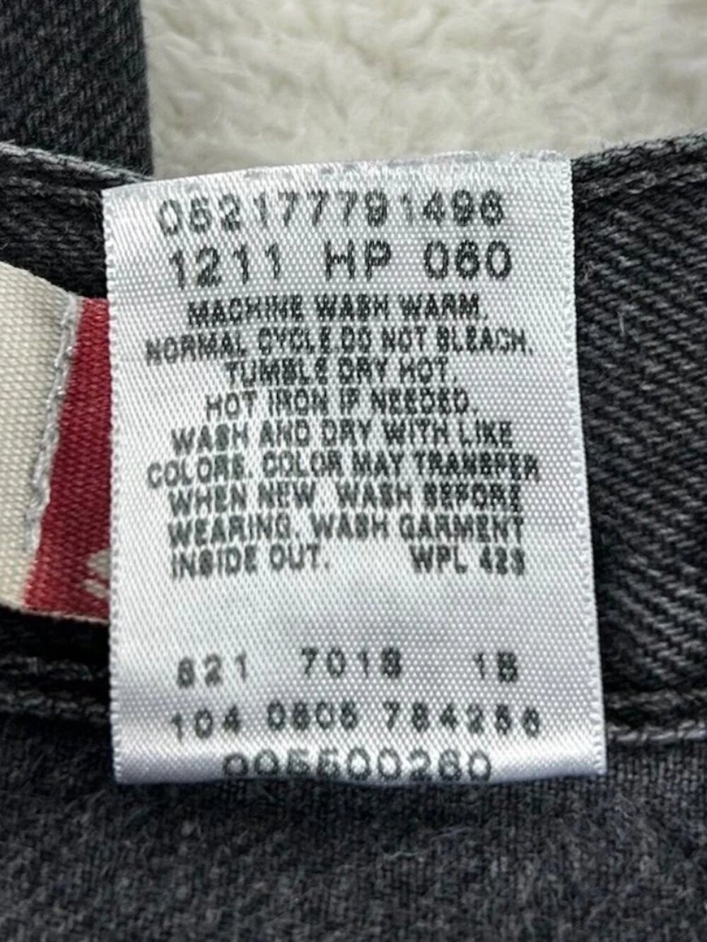 Vintage Levis 550 Jeans Men’s 34x32 Black Relaxed Fit Straight Leg (Tag-36x32) - Picture 12 of 12